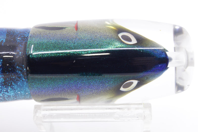 JB Signature Lures Mackerel Scad (Opelu) Medium Straight Shooter 9" 5.5oz Skirted