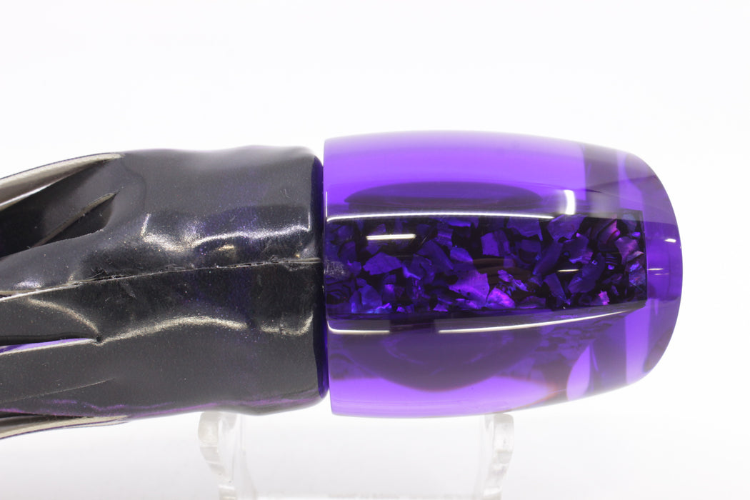 Moyes Lures Light Purple S&P Purple Back Bushmaster 12" 7.5oz Fire Tailz Vinyl Purple Drip