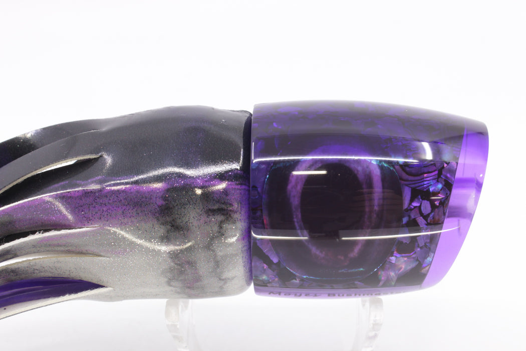 Moyes Lures Light Purple S&P Purple Back Bushmaster 12" 7.5oz Fire Tailz Vinyl Purple Drip