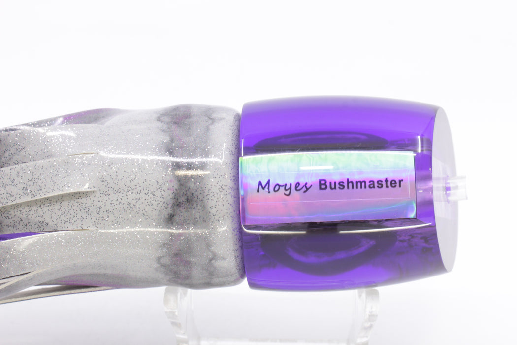 Moyes Lures Light Purple S&P Purple Back Bushmaster 12" 7.5oz Fire Tailz Vinyl Purple Drip