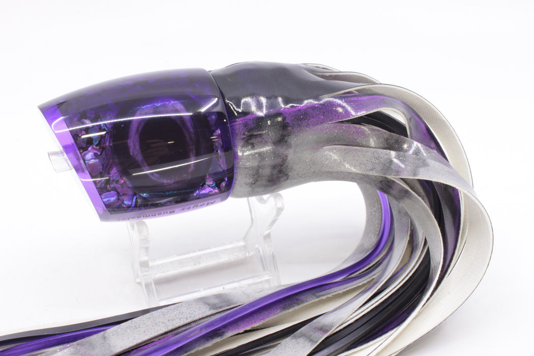 Moyes Lures Light Purple S&P Purple Back Bushmaster 12" 7.5oz Fire Tailz Vinyl Purple Drip