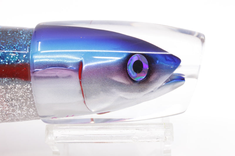 JB Signature Lures Pink-Silver Blue Back Medium Straight Shooter 9" 5.5oz Skirted