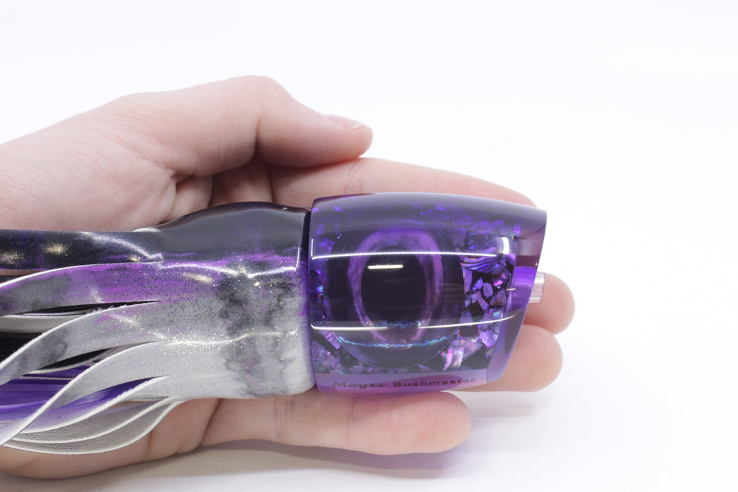 Moyes Lures Light Purple S&P Purple Back Bushmaster 12" 7.5oz Fire Tailz Vinyl Purple Drip