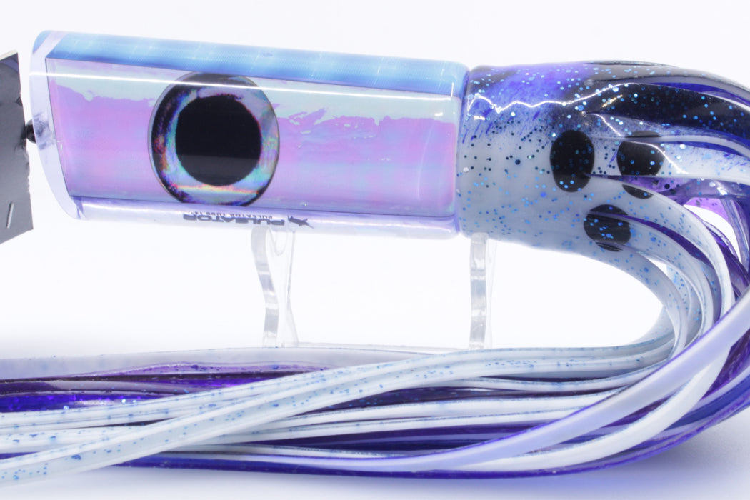 Pulsator Lures Ice Rainbow Taxi Eyes Tube 14" 9oz Skirted Black-Blue-White