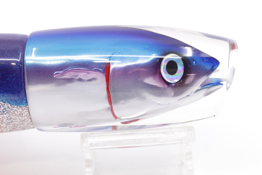 JB Signature Lures Pink-Silver Blue Back Large Plunger 12" 9oz Skirted Blue-Silver/Pink EZ-K