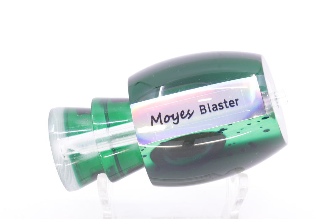 Moyes Lures Mahi MOP Dark Green Back Taxi Eyes Blaster 12" 4oz