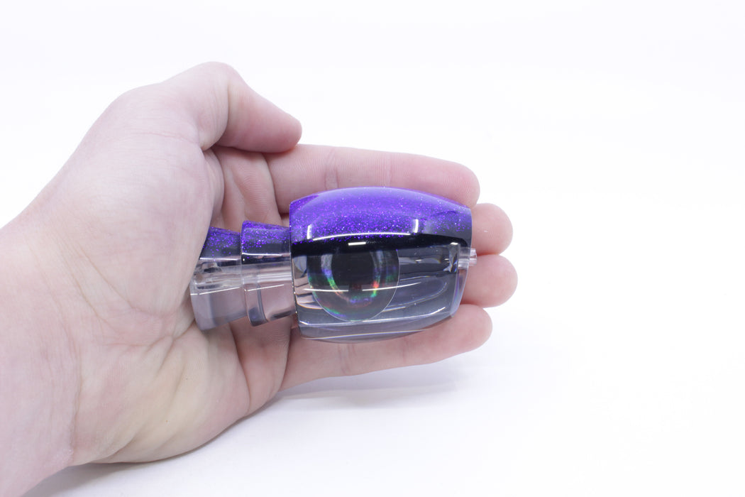 Moyes Lures Mirrored Blue-Black Back Taxi Eyes Blaster 12" 4oz