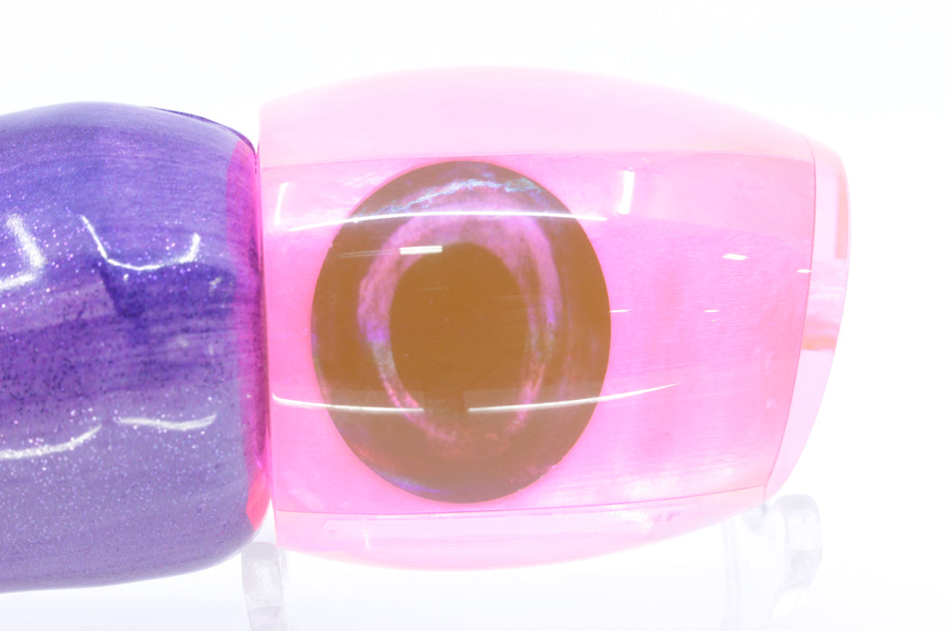 Moyes Lures Pink MOP Taxi Eyes Medium Blaster 12" 6oz FT Vinyl Purple Eclipse