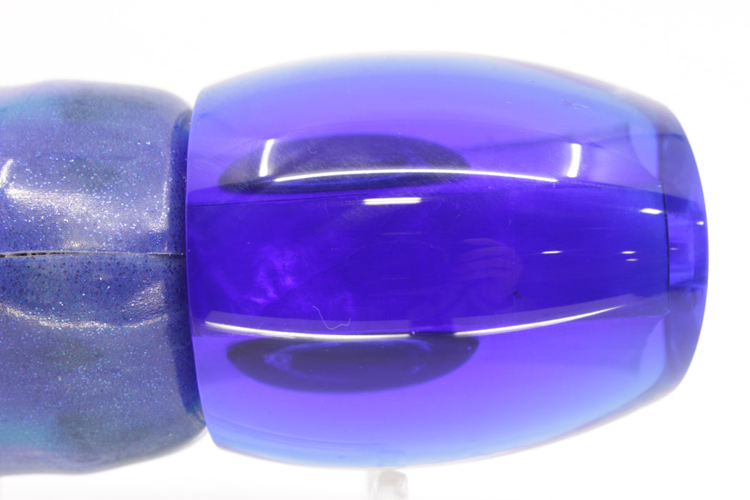 Moyes Lures White MOP Blue Back Taxi Eyes Medium Blaster 12" 6oz FT Vinyl Aku Revisited