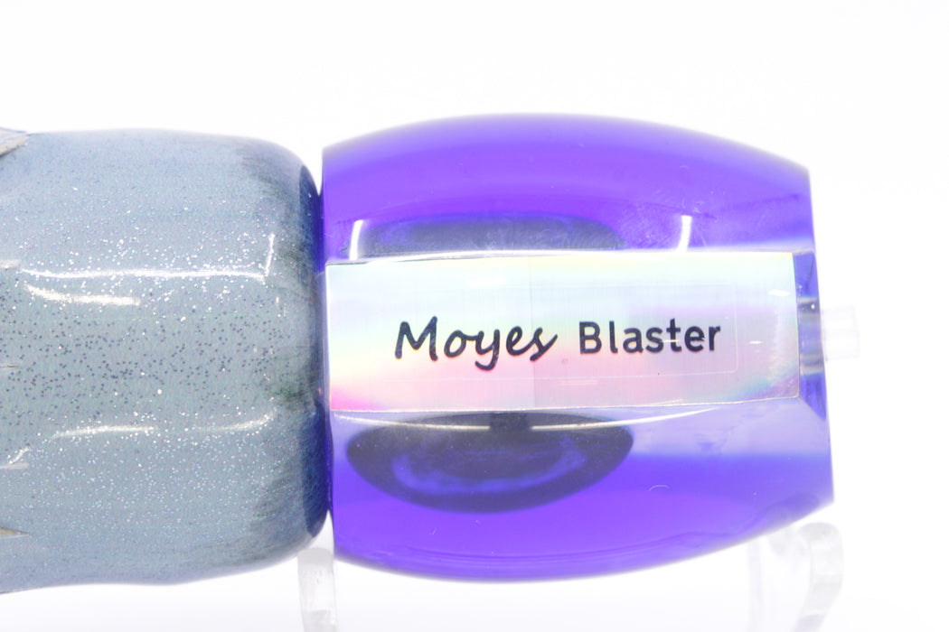 Moyes Lures White MOP Blue Back Taxi Eyes Medium Blaster 12" 6oz FT Vinyl Aku Revisited