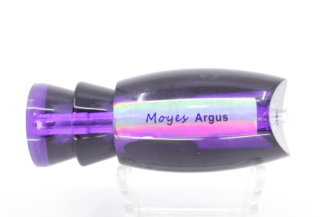 Moyes Lures Purple MOP Black Back Taxi Eyes Medium Argus 12" 3.5oz