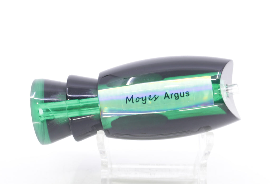 Moyes Lures Green MOP Black Back Taxi Eyes Medium Argus 12" 3.5oz