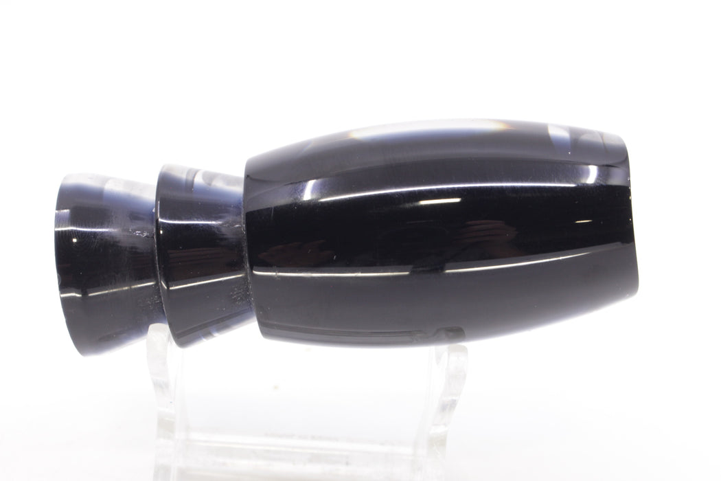 Moyes Lures Black Pearl Black Back Taxi Eyes Medium Argus 12" 3.5oz