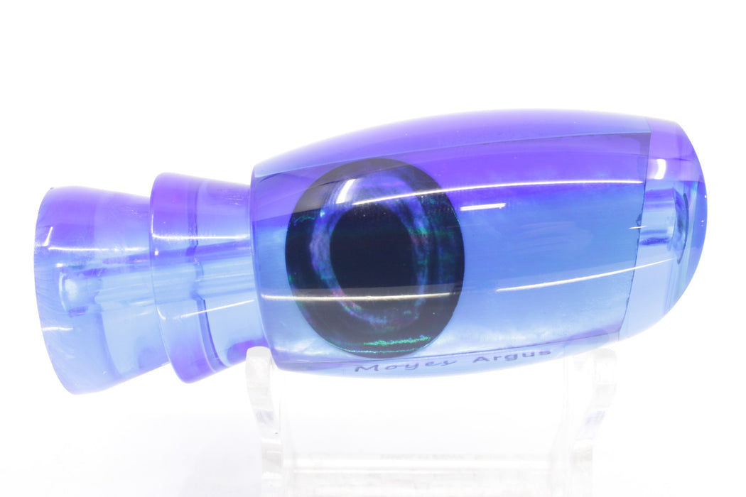 Moyes Lures Ice Blue MOP Blue Back Taxi Eyes Medium Argus 12" 3.5oz