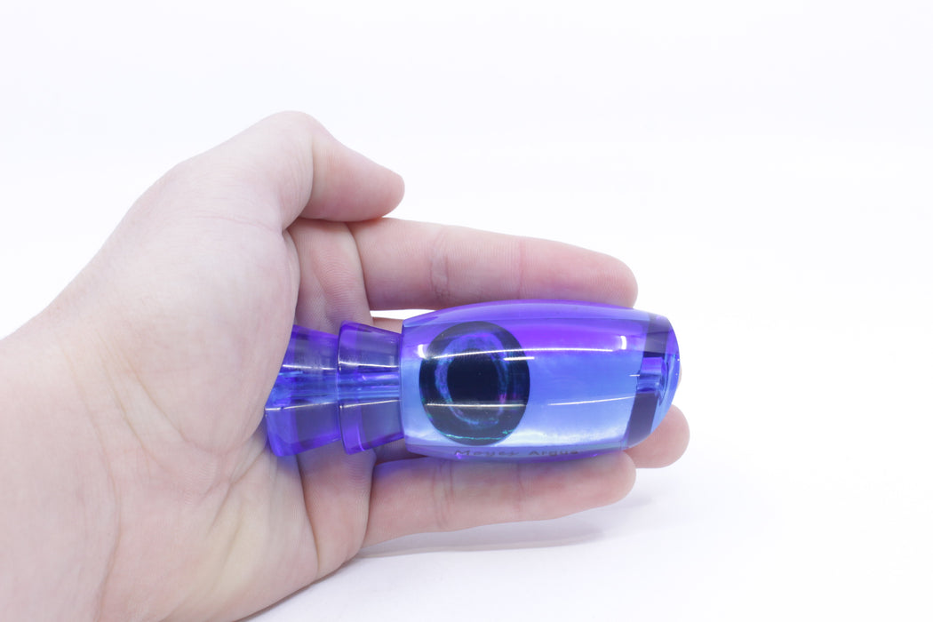 Moyes Lures Ice Blue MOP Blue Back Taxi Eyes Medium Argus 12" 3.5oz