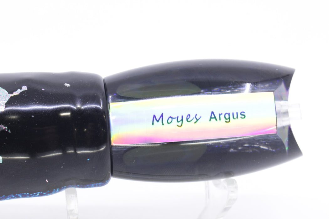 Moyes Lures Green-Blue Oil Slick Black Back Medium Argus 12" 6.5oz Skirted Yellowfin
