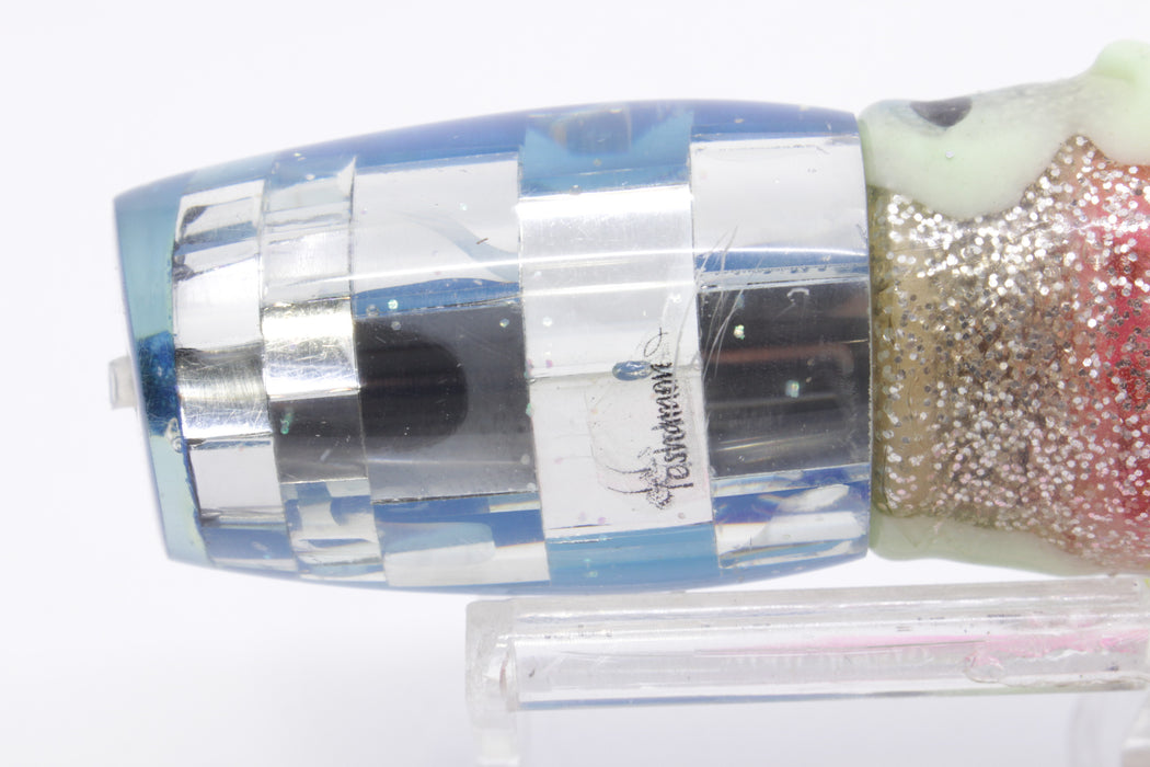 Feshamon Lures Mirrored Blue Back Plunger 9" 6.4oz New Pre-Owned