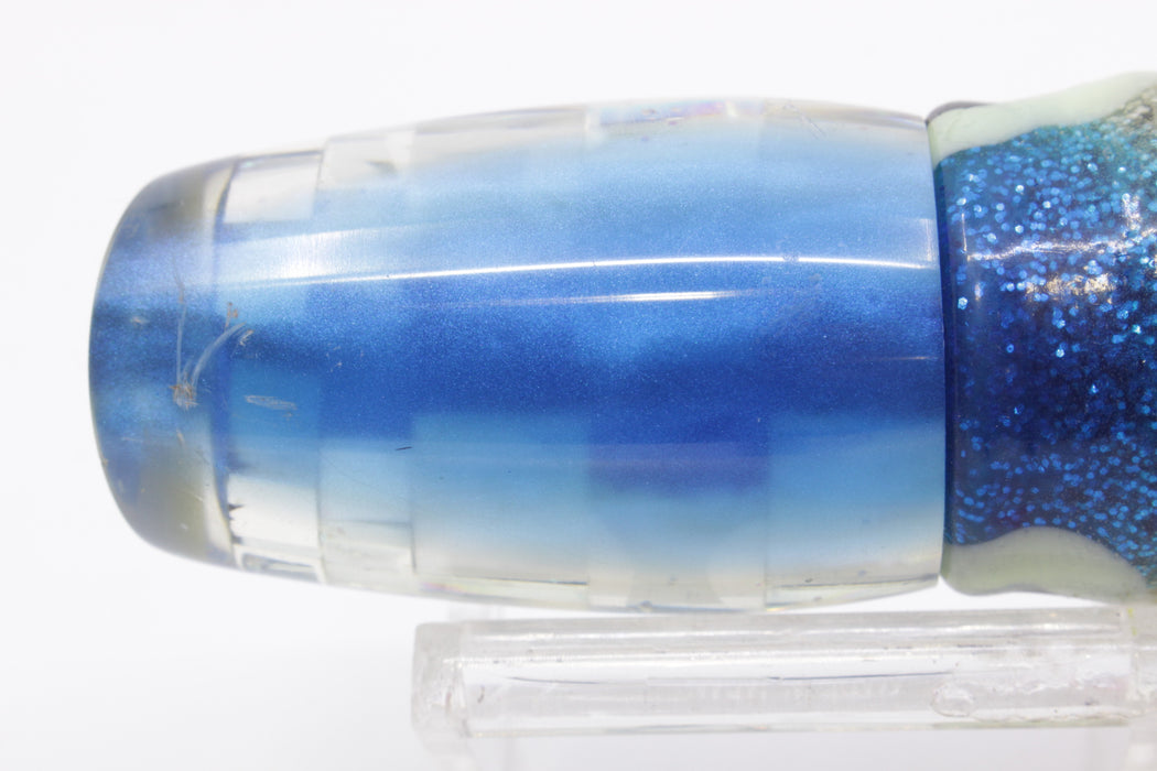 Feshamon Lures Mirrored Blue Back Plunger 9" 6.4oz New Pre-Owned