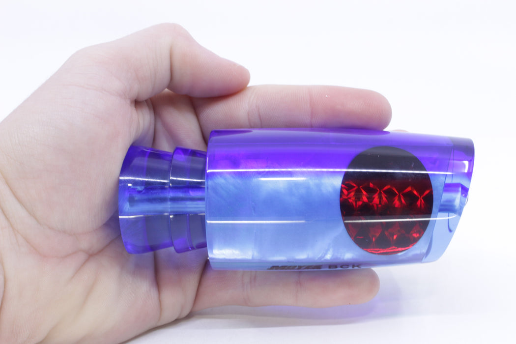 Moyes Lures Ice Blue MOP Blue Back Red Eyes B.C.K. 14" 7oz