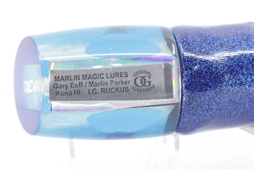 Marlin Magic White Awabi Blue Back Taxi Eyes Large Ruckus 14" 10oz Vinyl Blue