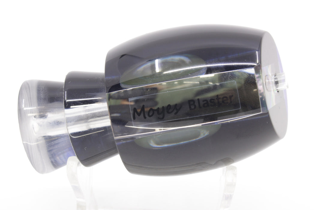Moyes Lures Mirrored Blue-Black Back Taxi Eyes Blaster 12" 4oz