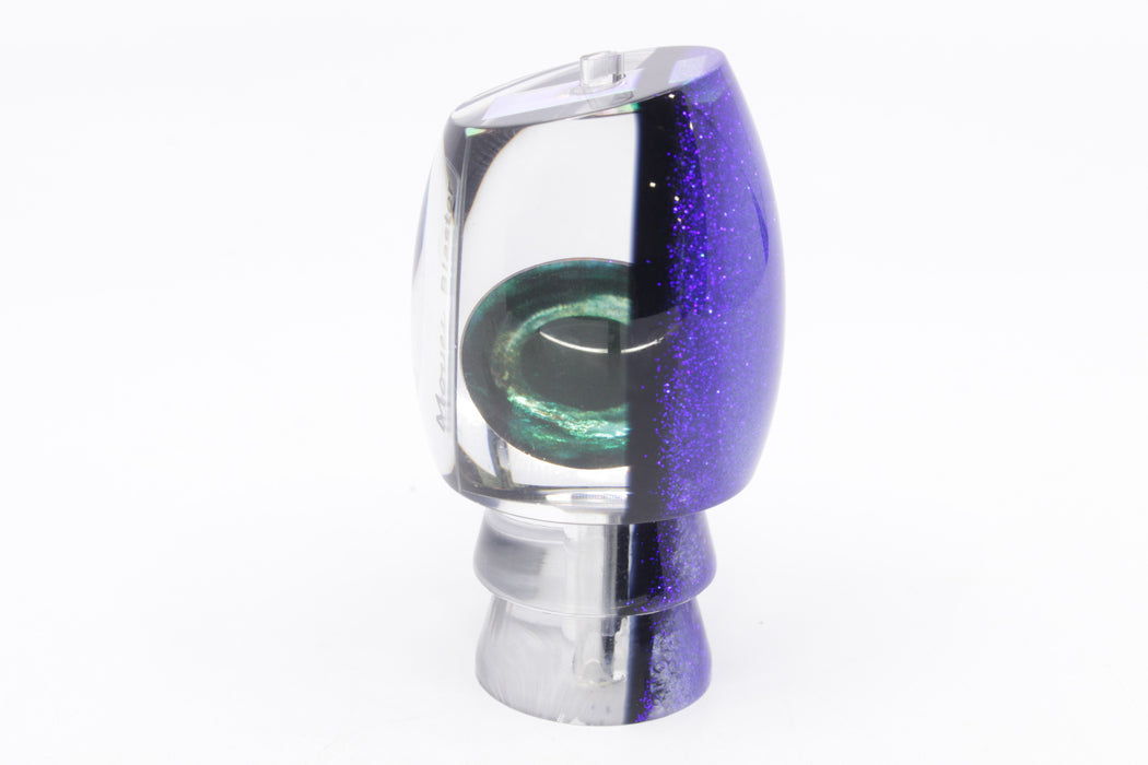 Moyes Lures Mirrored Blue-Black Back Taxi Eyes Blaster 12" 4oz