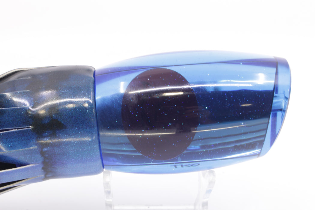 Bonze Lures Blue Mirrored TKO 14" 11.8oz Fire Tailz Vinyl Blue Tiger