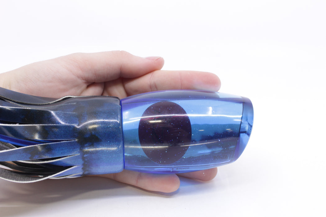 Bonze Lures Blue Mirrored TKO 14" 11.8oz Fire Tailz Vinyl Blue Tiger