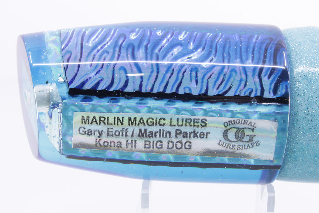 Marlin Magic Blue-Green Lava Blue Back Big Dog 14" 10oz Vinyl Light Blue