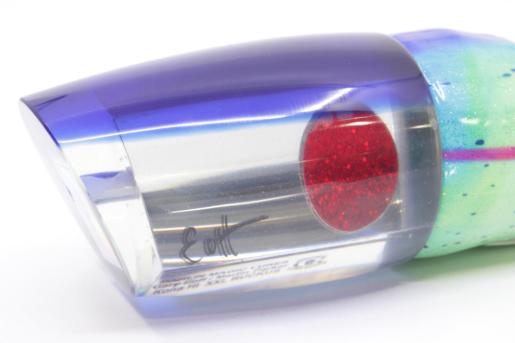 Marlin Magic Mirrored Blue Back Red Eyes XXL Ruckus Teaser 18" 20oz FT Vinyl Mad Mahi