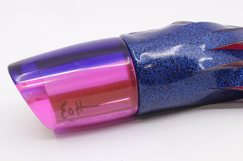Marlin Magic Pink Mirrored Blue Back No Eyes Ruckus 12" 9oz Vinyl Dark Blue