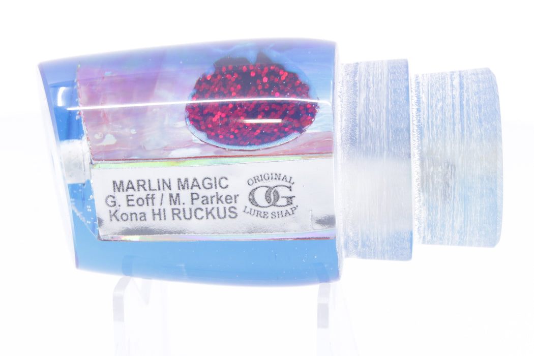 Marlin Magic Pink Awabi Blue Back Red Eyes Ruckus 12" 7.2oz