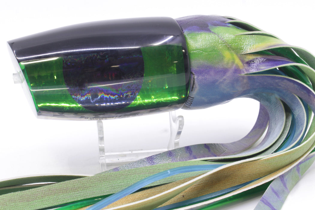 A La Vive Lures Green Rainbow Black Back XL Soucouyant 16" 13.7oz ALV Yellowfin