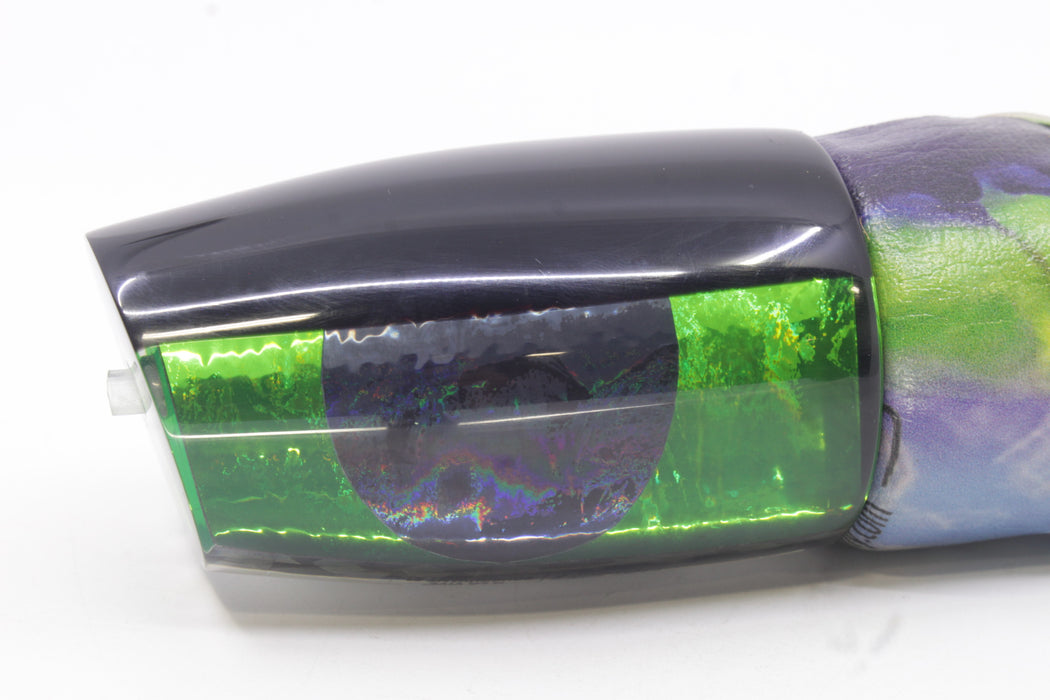 A La Vive Lures Green Rainbow Black Back XL Soucouyant 16" 13.7oz ALV Yellowfin