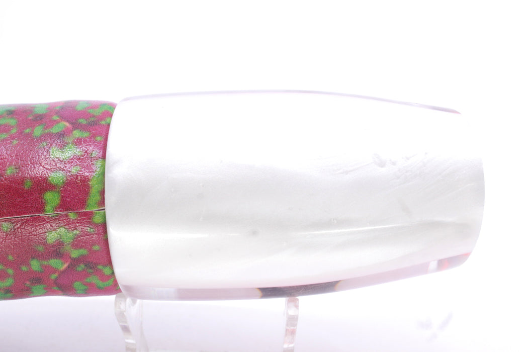 A La Vive Lures White Rainbow White Back XL Soucouyant 16" 13.7oz ALV Pink Mahi