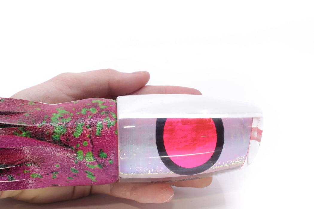 A La Vive Lures White Rainbow White Back XL Soucouyant 16" 13.7oz ALV Pink Mahi