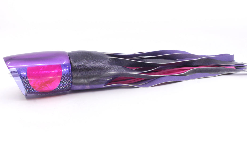 A La Vive Lures Purple Rainbow Scale Purple Back Pink Eyes XL Bacchanal 16" 11oz ALV