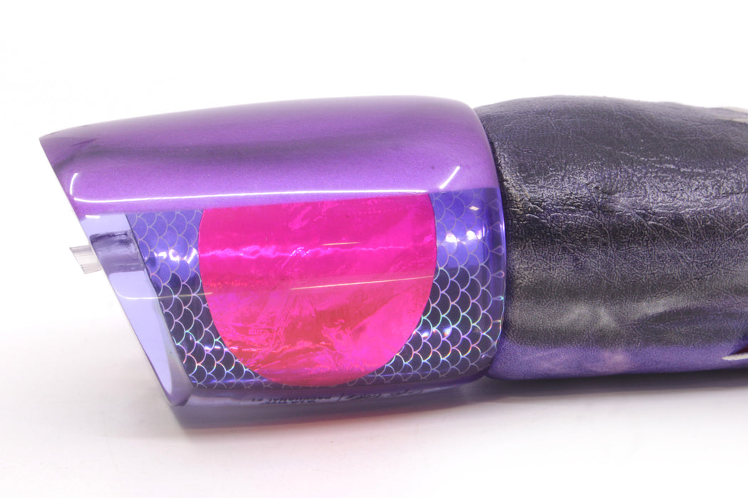 A La Vive Lures Purple Rainbow Scale Purple Back Pink Eyes XL Bacchanal 16" 11oz ALV