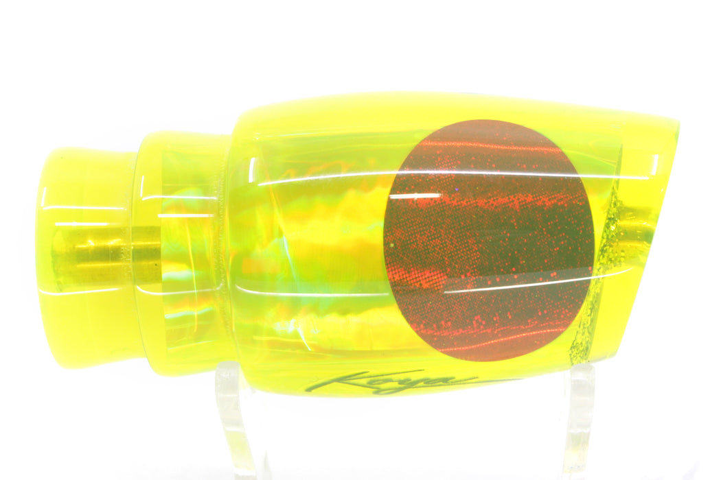 Koya Lures Chartreuse Rainbow Red Eyes Small 861 10" 4.3oz