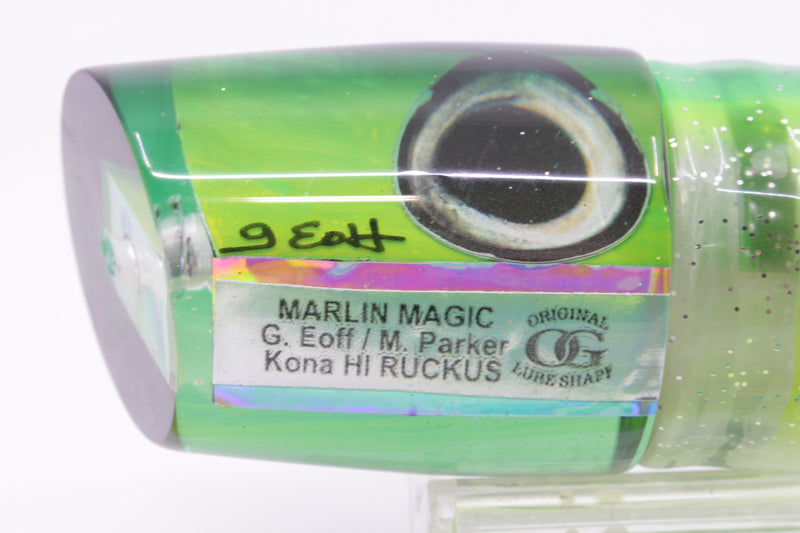 Marlin Magic Lime MOP Green Back Taxi Eyes Ruckus 12" 11oz Skirted Green-Clear