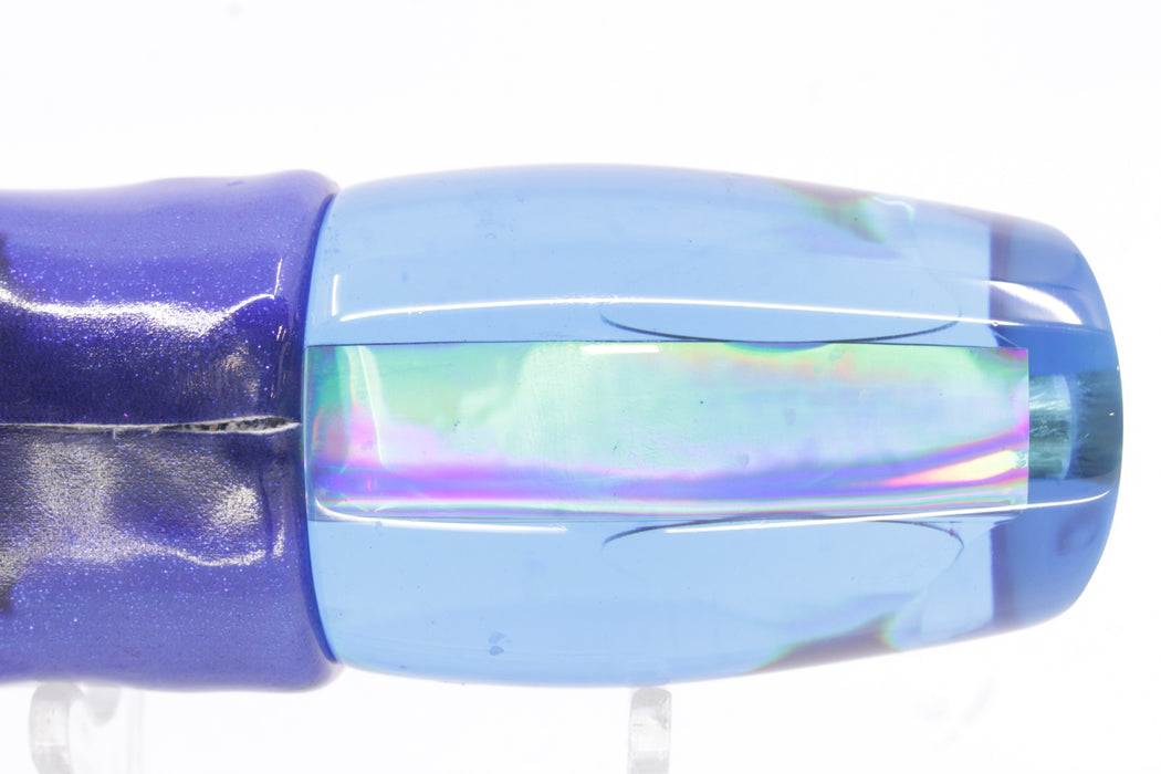 Koya Lures Blue Rainbow Red Eyes Small 861 10" 6oz Fire Tailz Vinyl Blue Dream