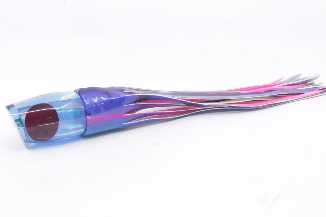 Koya Lures Blue Rainbow Red Eyes Small 861 10" 6oz Fire Tailz Vinyl Blue Dream