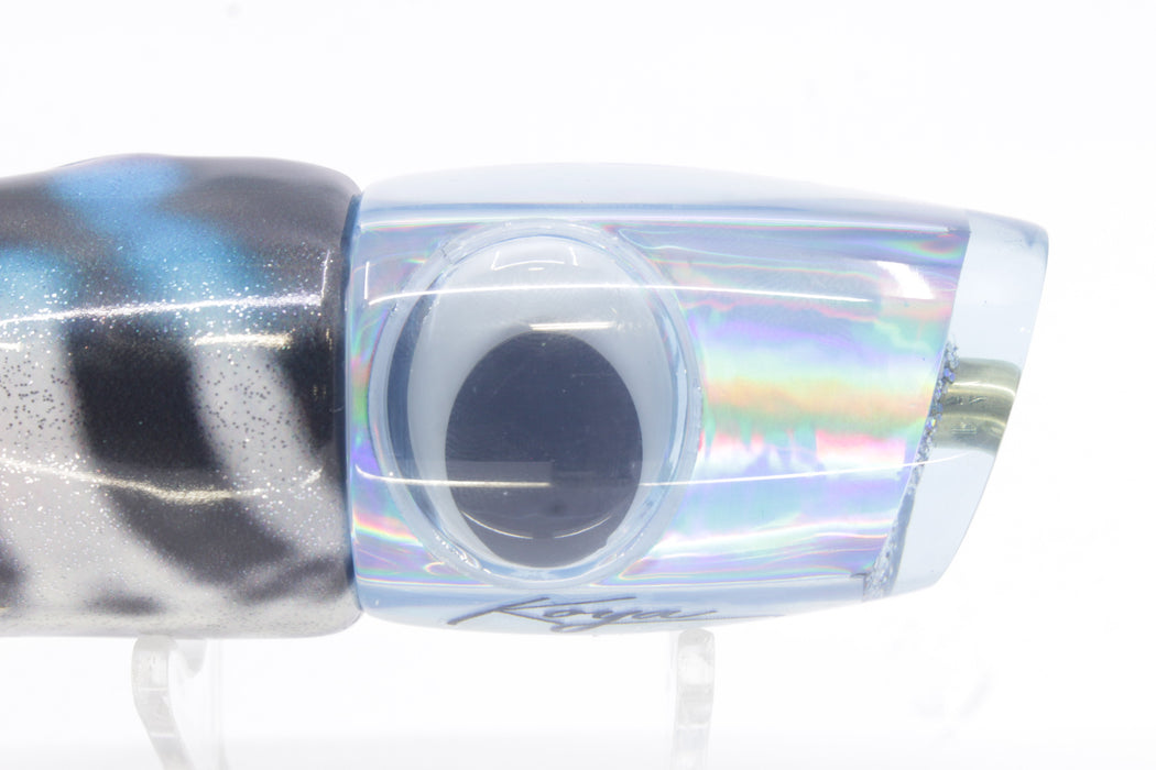Koya Lures Ice Blue Rainbow Doll Eyes Small 861 10" 6oz Fire Tailz Vinyl Wahoo