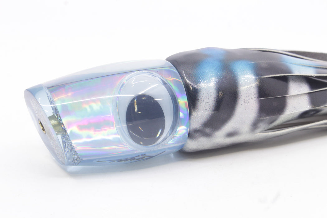 Koya Lures Ice Blue Rainbow Doll Eyes Small 861 10" 6oz Fire Tailz Vinyl Wahoo