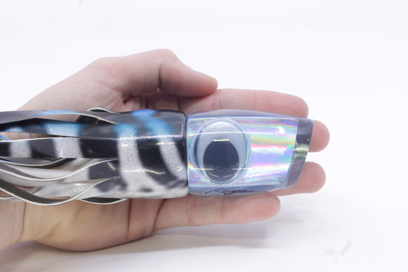 Koya Lures Ice Blue Rainbow Doll Eyes Small 861 10" 6oz Fire Tailz Vinyl Wahoo