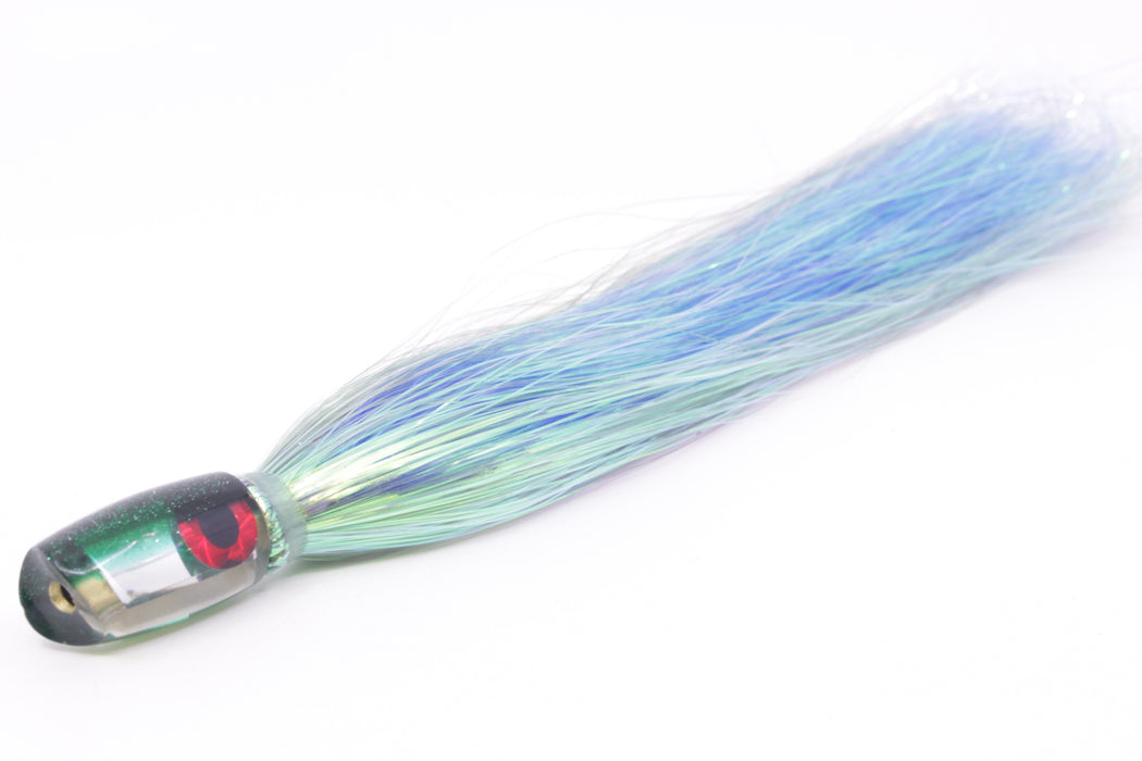 Coggin Lures Mirrored Green Back Tado Lo'ihi Peanut Scoop 4.5" 1oz Flashabou