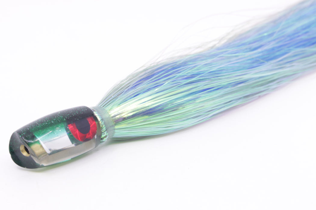 Coggin Lures Mirrored Green Back Tado Lo'ihi Peanut Scoop 4.5" 1oz Flashabou