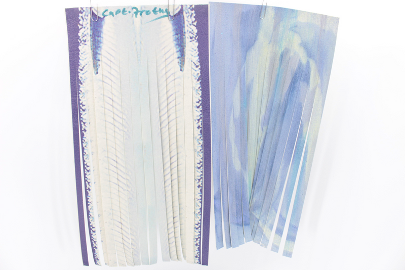 Frothy "A La Vive" Pre-Cut Vinyl Sheets - Ballyhoo Blue EZ-K