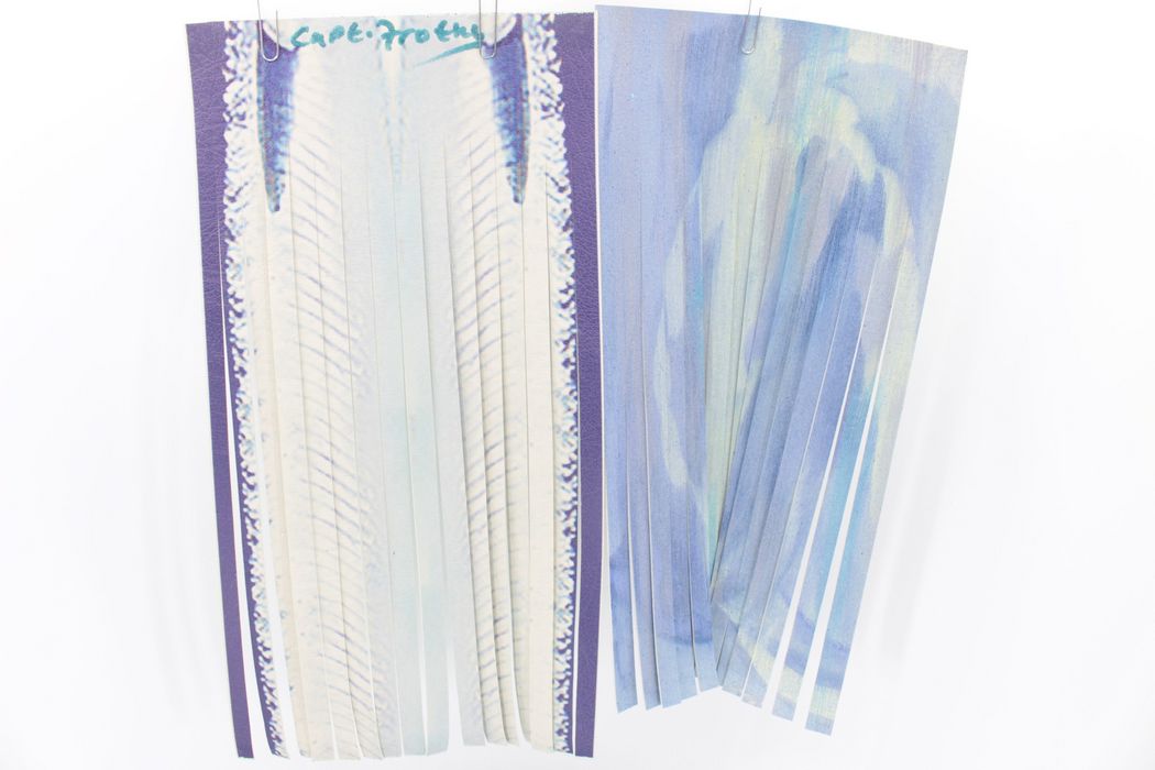 Frothy "A La Vive" Pre-Cut Vinyl Sheets - Ballyhoo Blue EZ-K