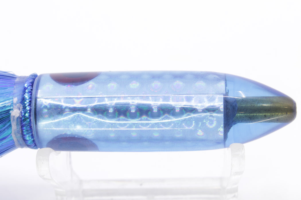 Coggin Lures Blue Rainbow Scale Peanut Stick Bullet 5.5" 3oz Strobez Blue/Pink